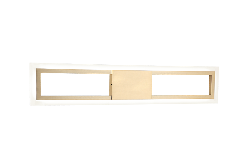 Matteo Lighting Valance 24" LED Bath Vanity Light in Aged Gold Brass (S02524AG)