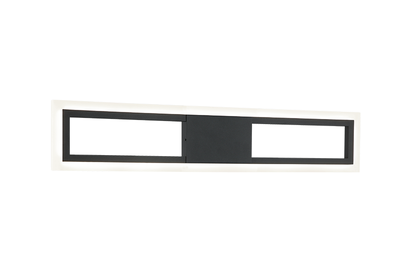 Matteo Lighting Valance 24" LED Bath Vanity Light in Matte Black (S02524MB)