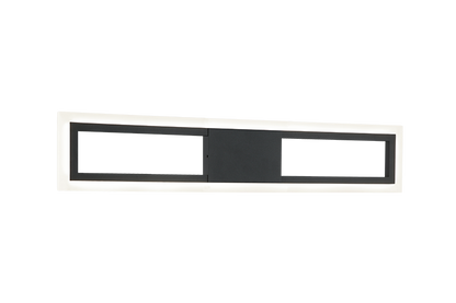 Matteo Lighting Valance 24" LED Bath Vanity Light in Matte Black (S02524MB)