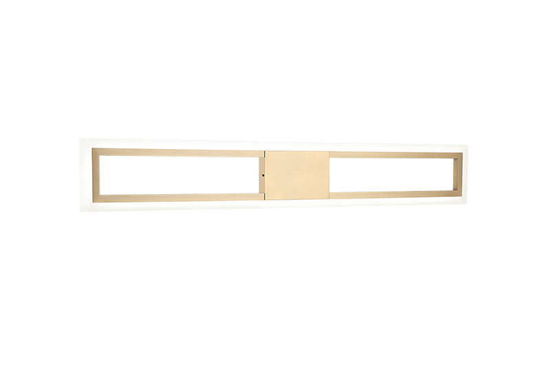 Matteo Lighting Valance 30" LED Bath Vanity Light in Aged Gold Brass (S02530AG)