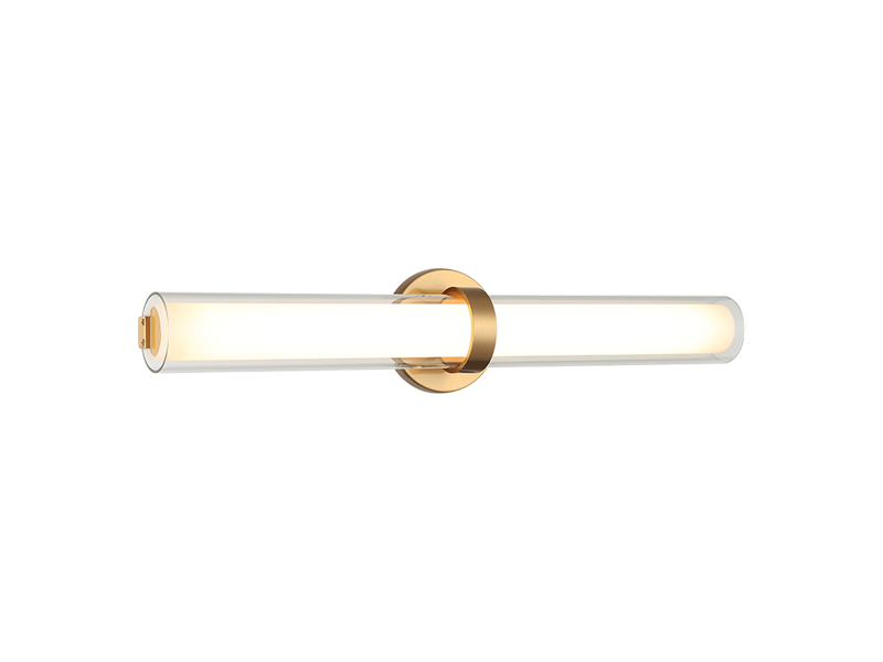 Matteo Lighting Satchie 24" LED Bath Vanity Light in Aged Gold Brass (S03524AG)
