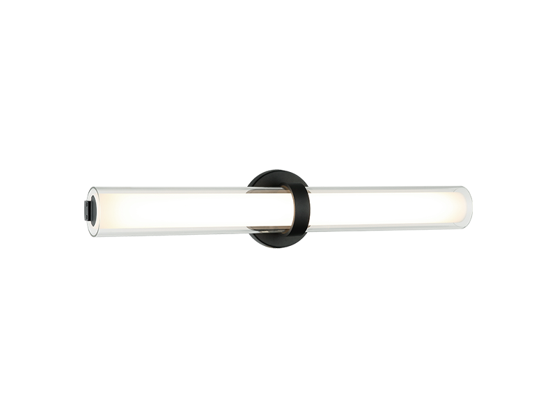 Matteo Lighting Satchie 24" LED Bath Vanity Light in Matte Black (S03524MB)