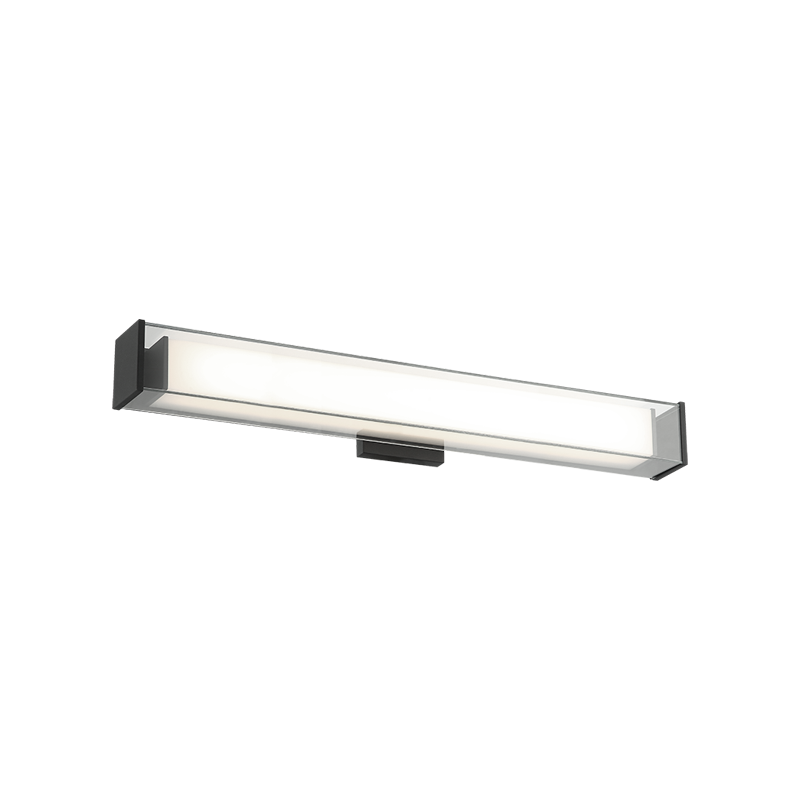 Matteo Lighting Cardenne 26" LED Bath Vanity Light in Matte Black (S04426MB)