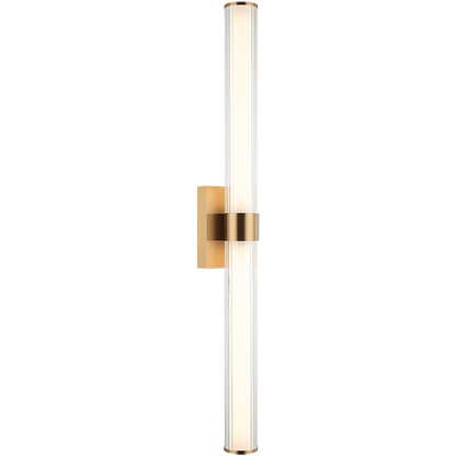 Matteo Lighting Macie 32" LED Bath Vanity Light in Aged Gold Brass (S06432AG)