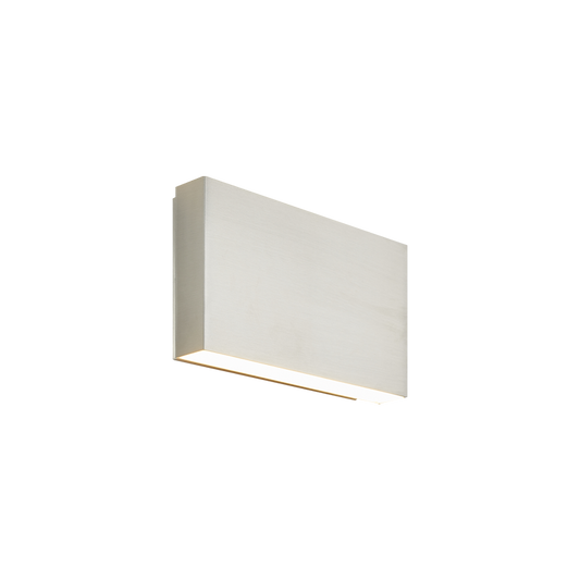 Matteo Lighting Weston 2-Light Outdoor Wall Light in Brushed Nickel, 9.13"W (S06609BN)