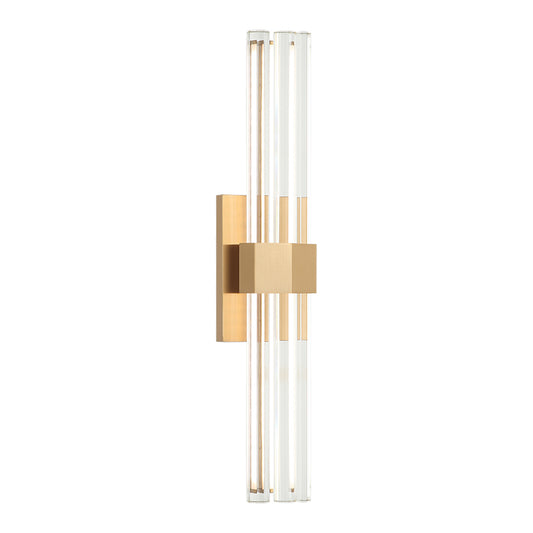 Matteo Lighting Krustallos 24" LED Bath Vanity Light in Aged Gold Brass (S06924AG)