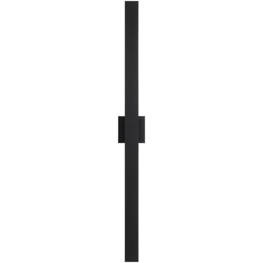 Matteo Lighting Zayden 48" 2-Light LED Outdoor Wall Sconce in Matte Black (S07948MB)