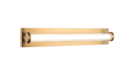 Matteo Lighting Athena 24" LED Bath Vanity Light in Aged Gold Brass (S08324AG)