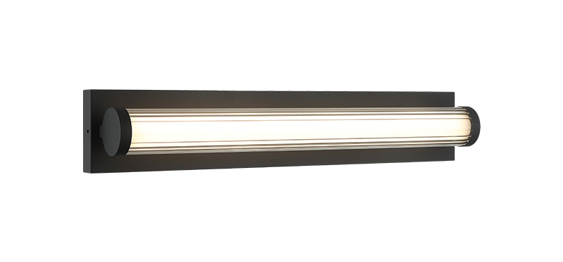 Matteo Lighting Athena 24" LED Bath Vanity Light in Matte Black (S08324MB)