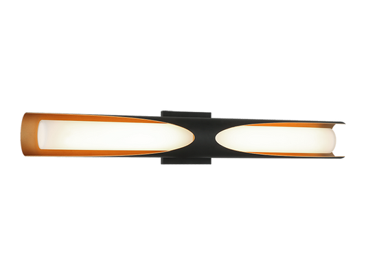 Matteo Lighting Pedro 30" 2-Light LED Bath Vanity Light in Matte Black (S12330MB)