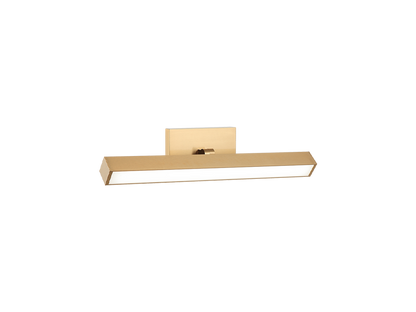 Matteo Lighting Parallel 18" LED Bath Vanity Light in Aged Gold Brass (S12918AG)