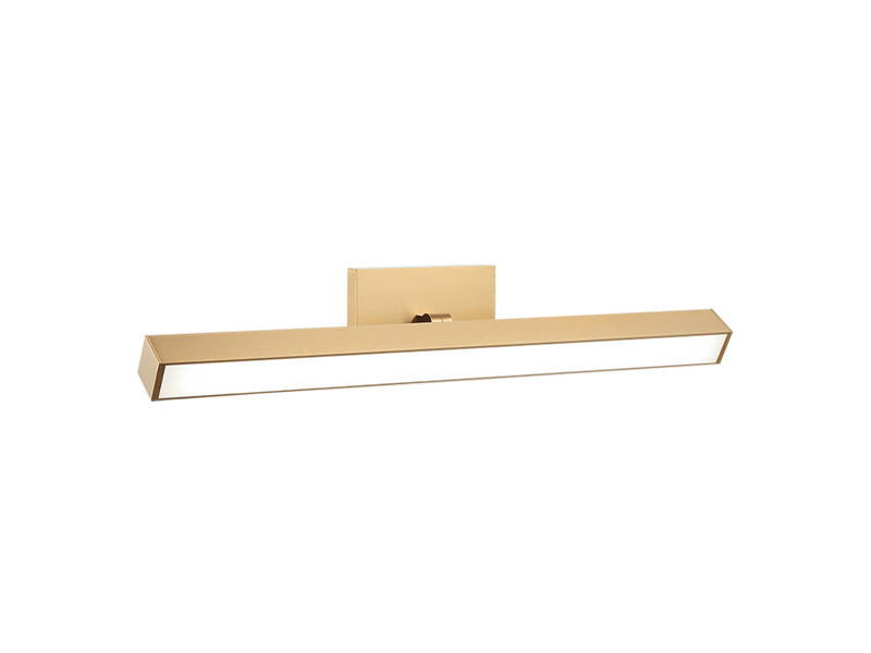 Matteo Lighting Parallel 23" LED Bath Vanity Light in Aged Gold Brass (S12924AG)