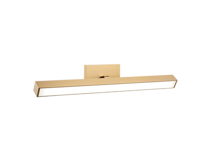 Matteo Lighting Parallel 23" LED Bath Vanity Light in Aged Gold Brass (S12924AG)