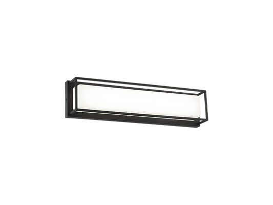 Matteo Lighting Thornstone 18" LED Bath Vanity Light in Matte Black (S13418MB)
