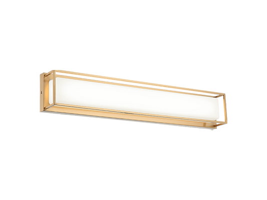 Matteo Lighting Thornstone 24" LED Bath Vanity Light in Aged Gold Brass (S13424AG)