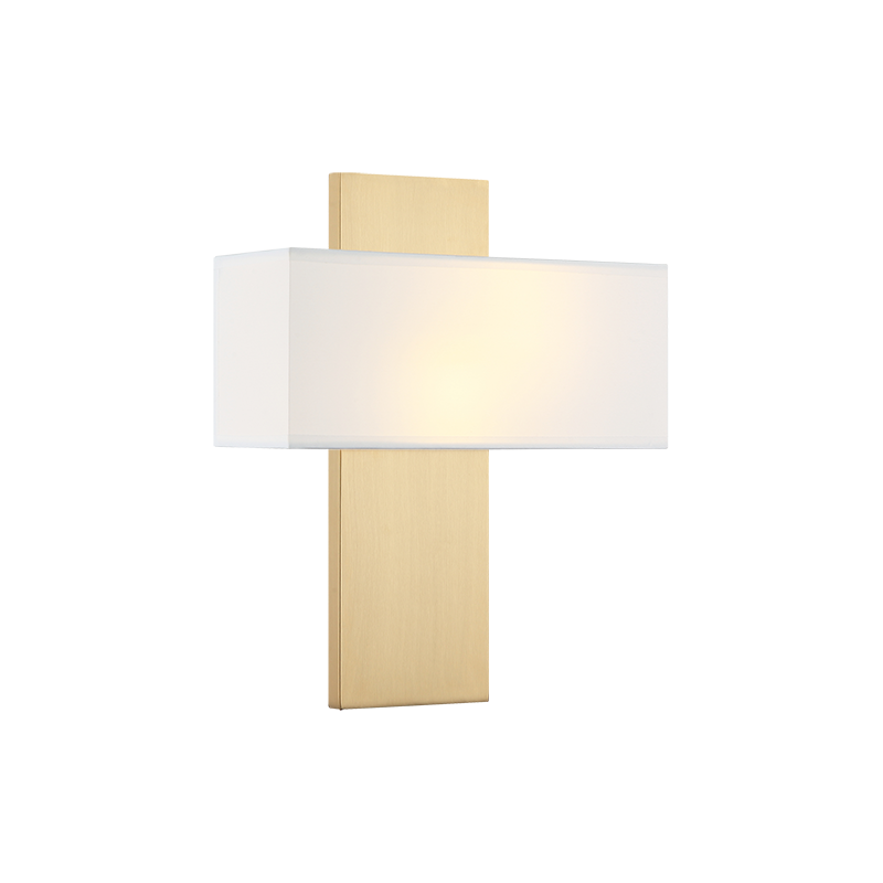 Matteo Lighting Stafford 14" 2-Light Wall Sconce in Aged Gold Brass (S13902AG)