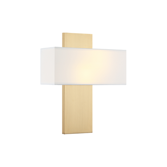 Matteo Lighting Stafford 14" 2-Light Wall Sconce in Aged Gold Brass (S13902AG)