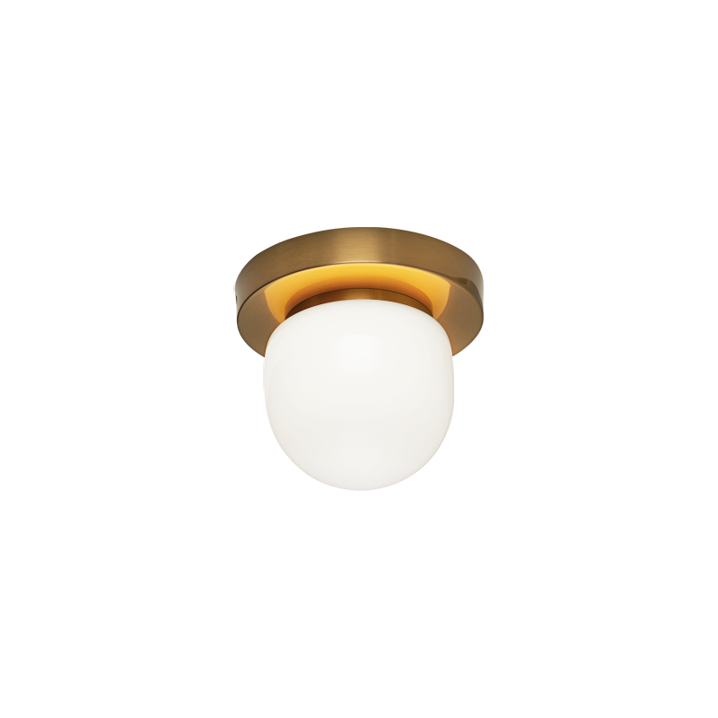 Matteo Lighting Pizzazz 5" Wall Sconce in Aged Gold Brass (S14501AG) – alternate view