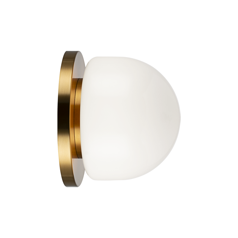 Matteo Lighting Pizzazz 9" Wall Sconce in Aged Gold Brass (S14511AG)