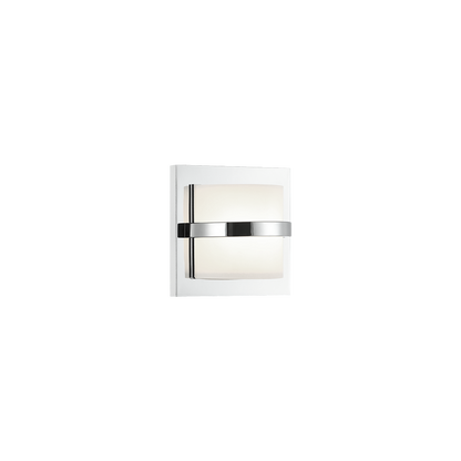 Matteo Lighting Brampton 7" LED Wall Sconce in Chrome (S15807CH)
