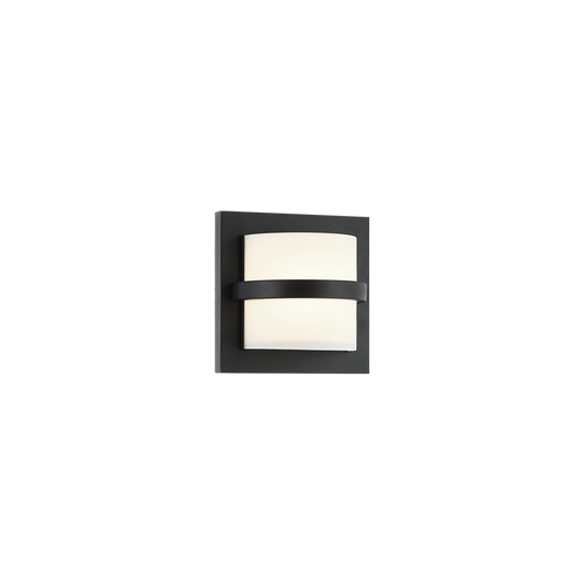 Matteo Lighting Brampton 7" LED Wall Sconce in Matte Black (S15807MB)