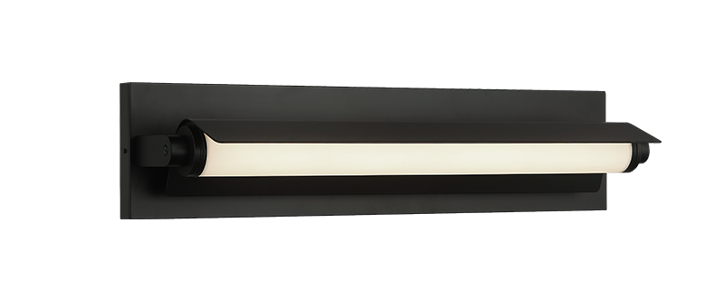 Matteo Lighting Finneas 19" LED Bath Vanity Light in Black (S16319BK) – alternate view
