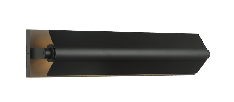 Matteo Lighting Finneas 19" LED Bath Vanity Light in Black (S16319BK)
