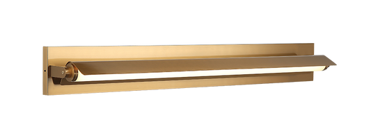 Matteo Lighting Finneas 34" LED Bath Vanity Light in Aged Gold Brass (S16334AG) – alternate view