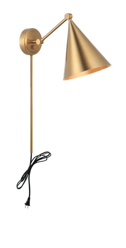 Matteo Lighting Pearson 10" Wall Sconce in Aged Gold Brass (S16511AG) – alternate view