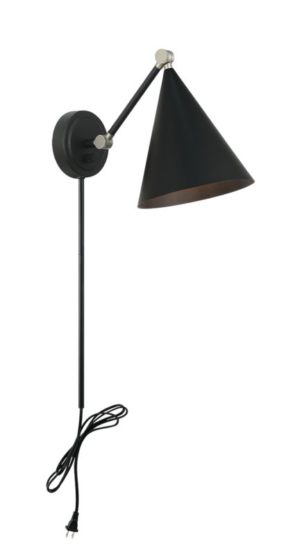 Matteo Lighting Pearson 10" Wall Sconce in Matte Black (S16511MB) – alternate view