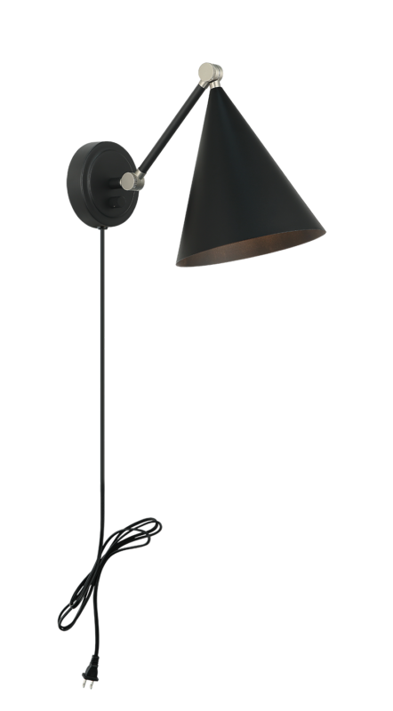 Matteo Lighting Pearson 10" Wall Sconce in Matte Black (S16511MB) – alternate view