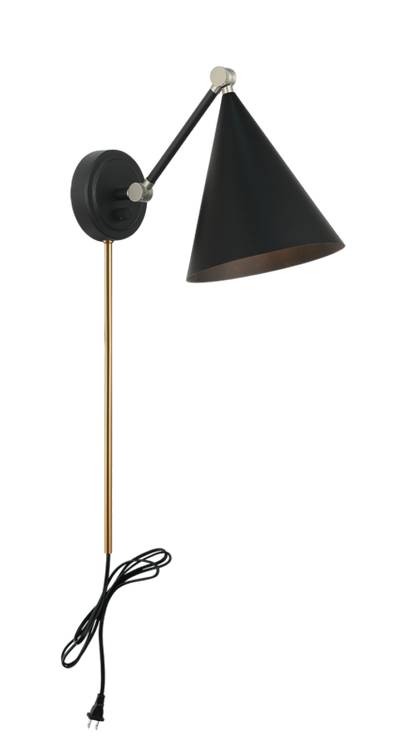 Matteo Lighting Pearson 10" Wall Sconce in Matte Black (S16511MB) – alternate view