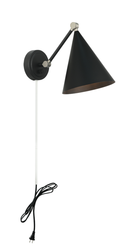 Matteo Lighting Pearson 10" Wall Sconce in Matte Black (S16511MB) – alternate view