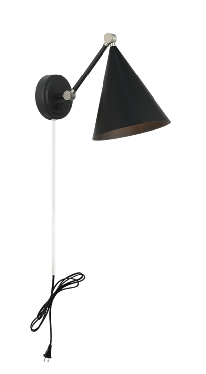 Matteo Lighting Pearson 10" Wall Sconce in Matte Black (S16511MB) – alternate view