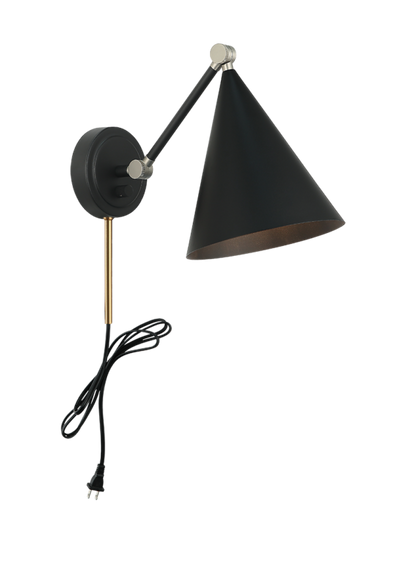 Matteo Lighting Pearson 10" Wall Sconce in Matte Black (S16511MB) – alternate view