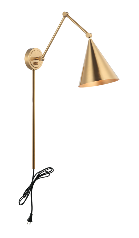 Matteo Lighting Pearson 14" Wall Sconce in Aged Gold Brass (S16521AG) – alternate view
