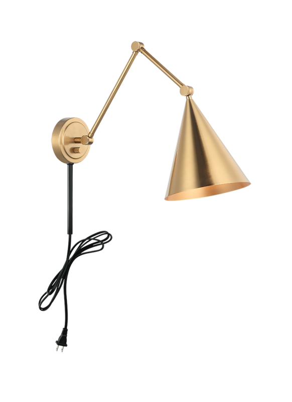 Matteo Lighting Pearson 14" Wall Sconce in Aged Gold Brass (S16521AG) – alternate view