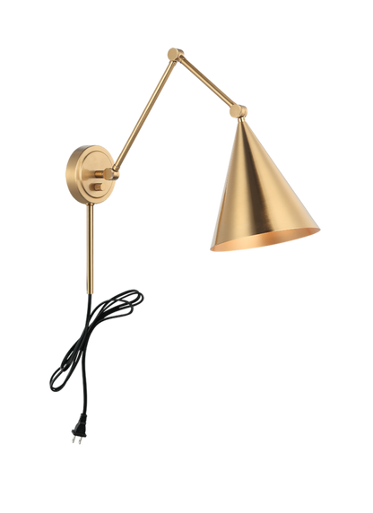 Matteo Lighting Pearson 14" Wall Sconce in Aged Gold Brass (S16521AG) – alternate view