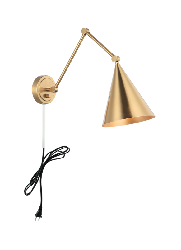 Matteo Lighting Pearson 14" Wall Sconce in Aged Gold Brass (S16521AG) – alternate view