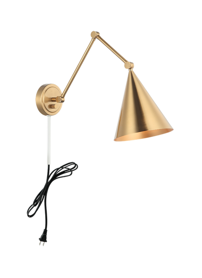 Matteo Lighting Pearson 14" Wall Sconce in Aged Gold Brass (S16521AG) – alternate view
