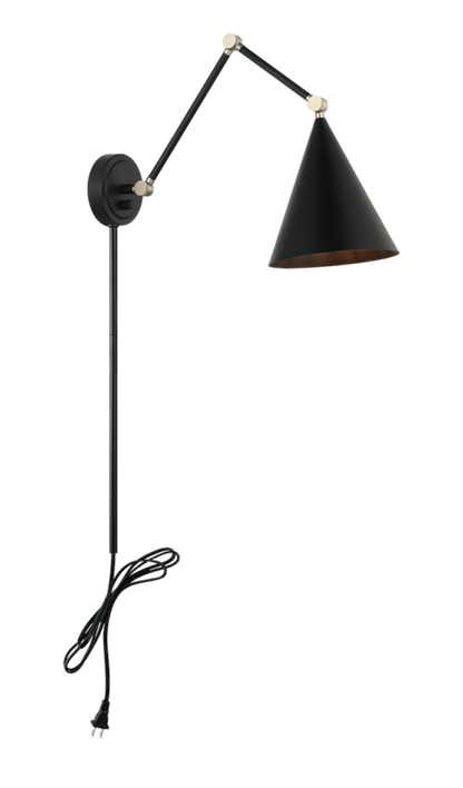 Matteo Lighting Pearson 14" Wall Sconce in Matte Black (S16521MB) – alternate view