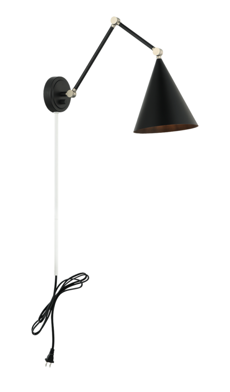 Matteo Lighting Pearson 14" Wall Sconce in Matte Black (S16521MB) – alternate view