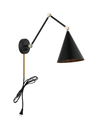 Matteo Lighting Pearson 14" Wall Sconce in Matte Black (S16521MB) – alternate view