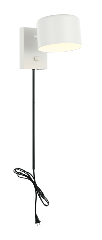 Matteo Lighting Clinton 6" Wall Sconce in White (S16601WH) – alternate view