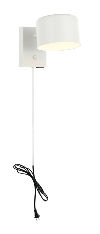 Matteo Lighting Clinton 6" Wall Sconce in White (S16601WH) – alternate view