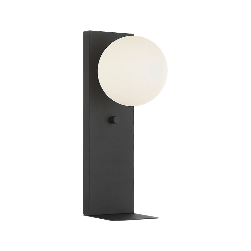 Matteo Lighting Stanley 16" Wall Sconce with USB in Matte Black (S17801MB)
