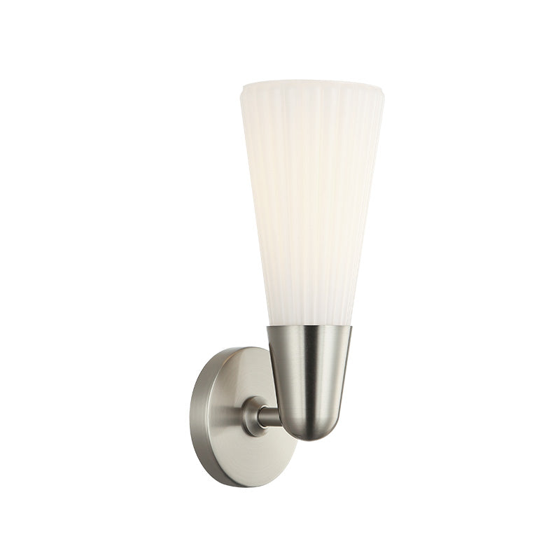Matteo Lighting Jameson 13" Wall Sconce in Brushed Nickel (S18101BN)