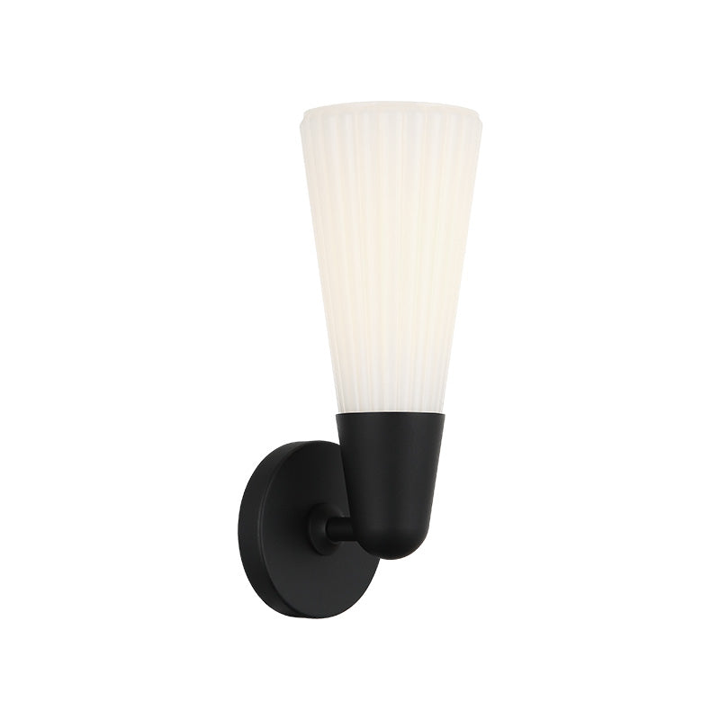 Matteo Lighting Jameson 13" Wall Sconce in Matte Black (S18101MB)