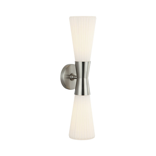 Matteo Lighting Jameson 21" 2-Light Bath Vanity Light in Brushed Nickel (S18112BN)