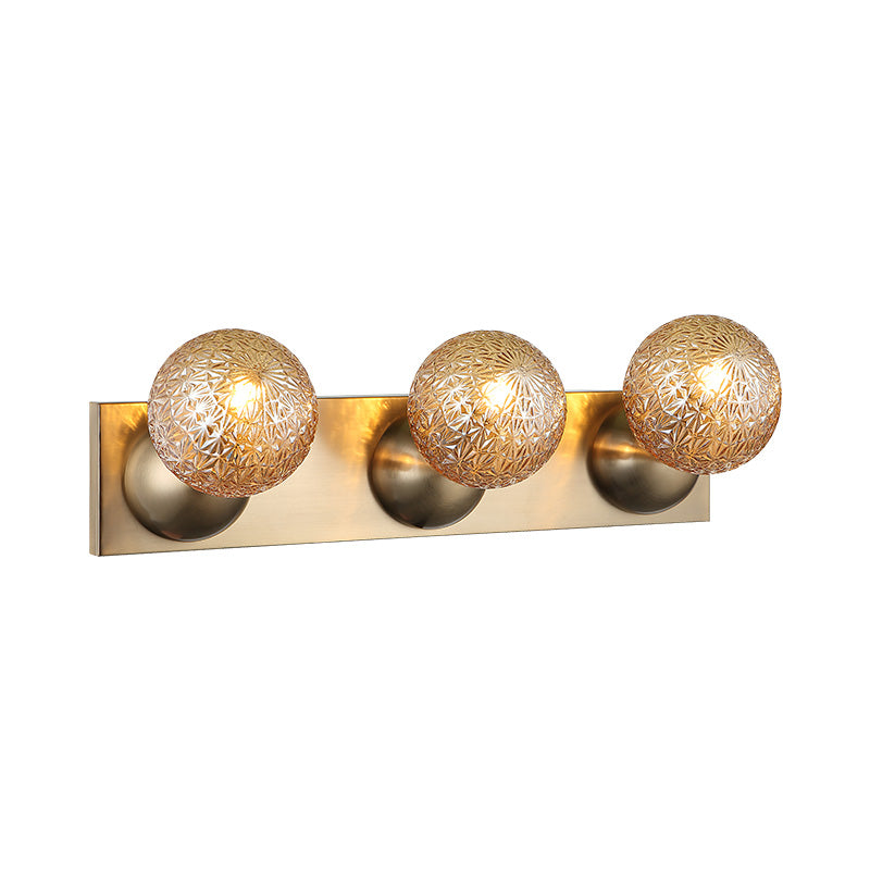 Matteo Lighting Nola 26" 3-Light Bath Vanity Light in Champagne Gold (S18403CG)